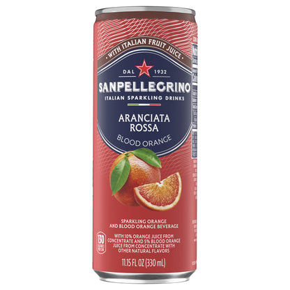 미국직구 Sanpellegrino Italian Sparkling Drink, Orange and Blood Orange, 11.15 fl oz, 24 ct