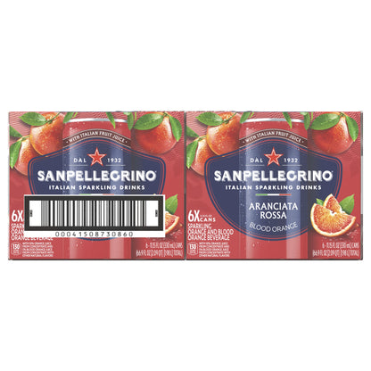 미국직구 Sanpellegrino Italian Sparkling Drink, Orange and Blood Orange, 11.15 fl oz, 24 ct