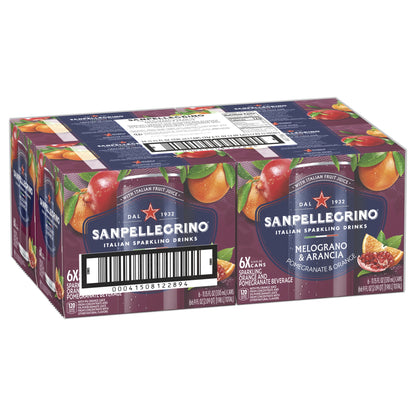 미국직구 Sanpellegrino Italian Sparkling Drink, Pomegranate and Orange, 11.15 fl oz, 24 ct