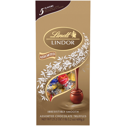 미국직구 러플스 Lindt Lindor Chocolate T, Assorted Flavors, 21.2 oz