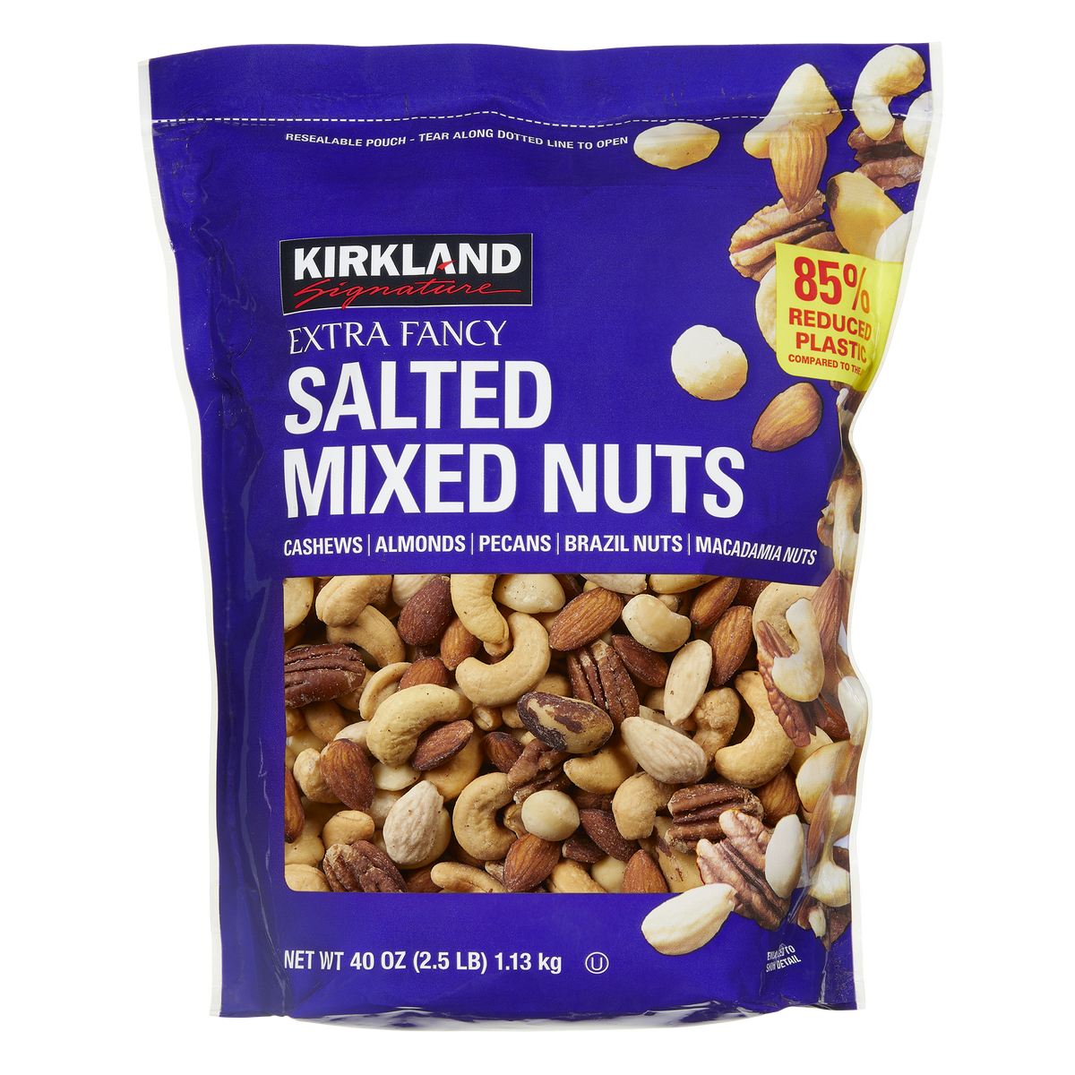 미국직구 Kirkland Signature Extra Fancy Mixed Nuts, Salted, 40 oz