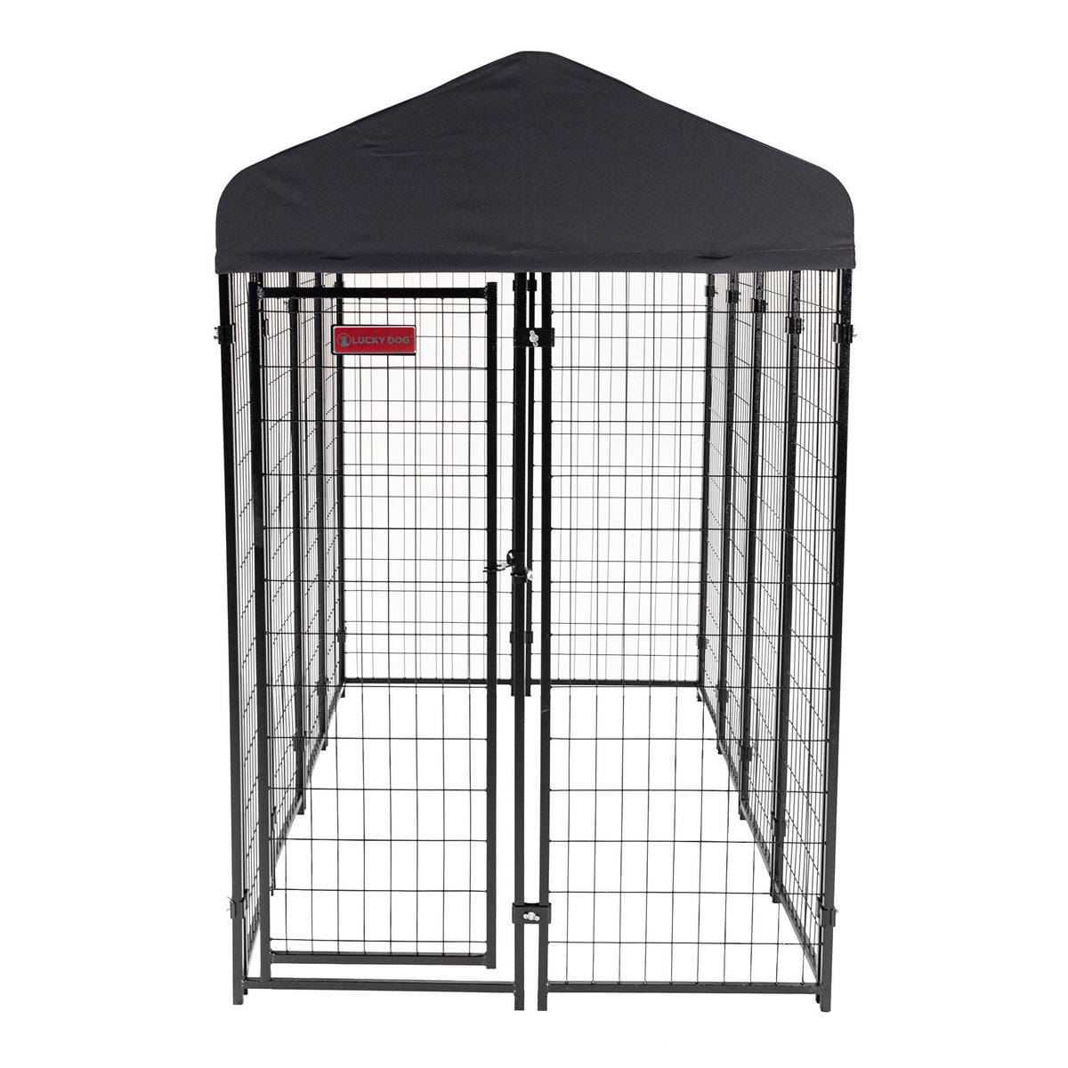 미국직구 켄넬·이동장 Lucky Dog STAY Series Villa Dog Kennel 4'x8' with Privacy Screen