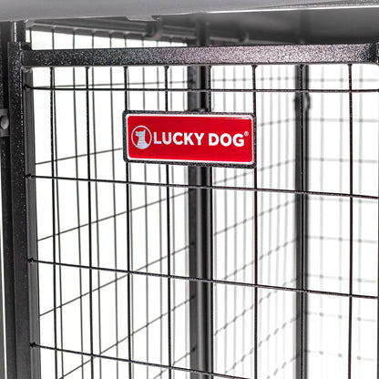 미국직구 켄넬·이동장 Lucky Dog STAY Series Villa Dog Kennel 4'x8' with Privacy Screen