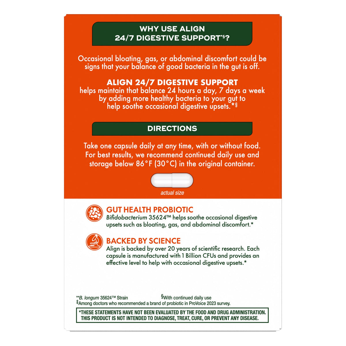 미국직구 얼라인 유산균 align Daily Probiotic Supplement, 84 Capsules