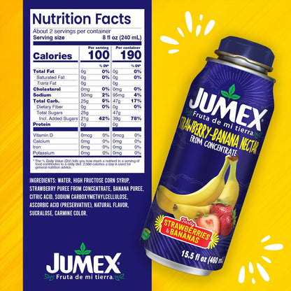 미국직구 Jumex Nectar, Strawberry-Banana, 15.5 fl oz, 12 ct
