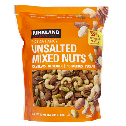 미국직구 Kirkland Signature Extra Fancy Mixed Nuts, Unsalted, 40 oz
