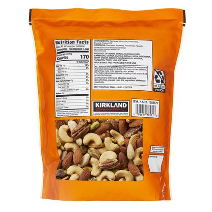 미국직구 Kirkland Signature Extra Fancy Mixed Nuts, Unsalted, 40 oz