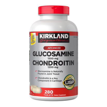 미국직구 커클랜드 관절 영양제 Kirkland Signature Glucosamine & Chondroitin, 280 Tablets