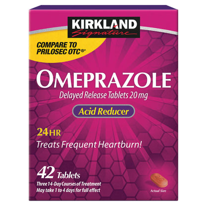 미국직구 오메프라졸 커클랜드 생활건강 Kirkland Signature Omeprazole 20 mg., 42 Tablets