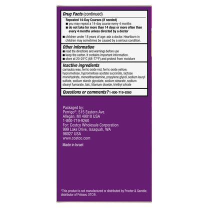 미국직구 오메프라졸 커클랜드 생활건강 Kirkland Signature Omeprazole 20 mg., 42 Tablets