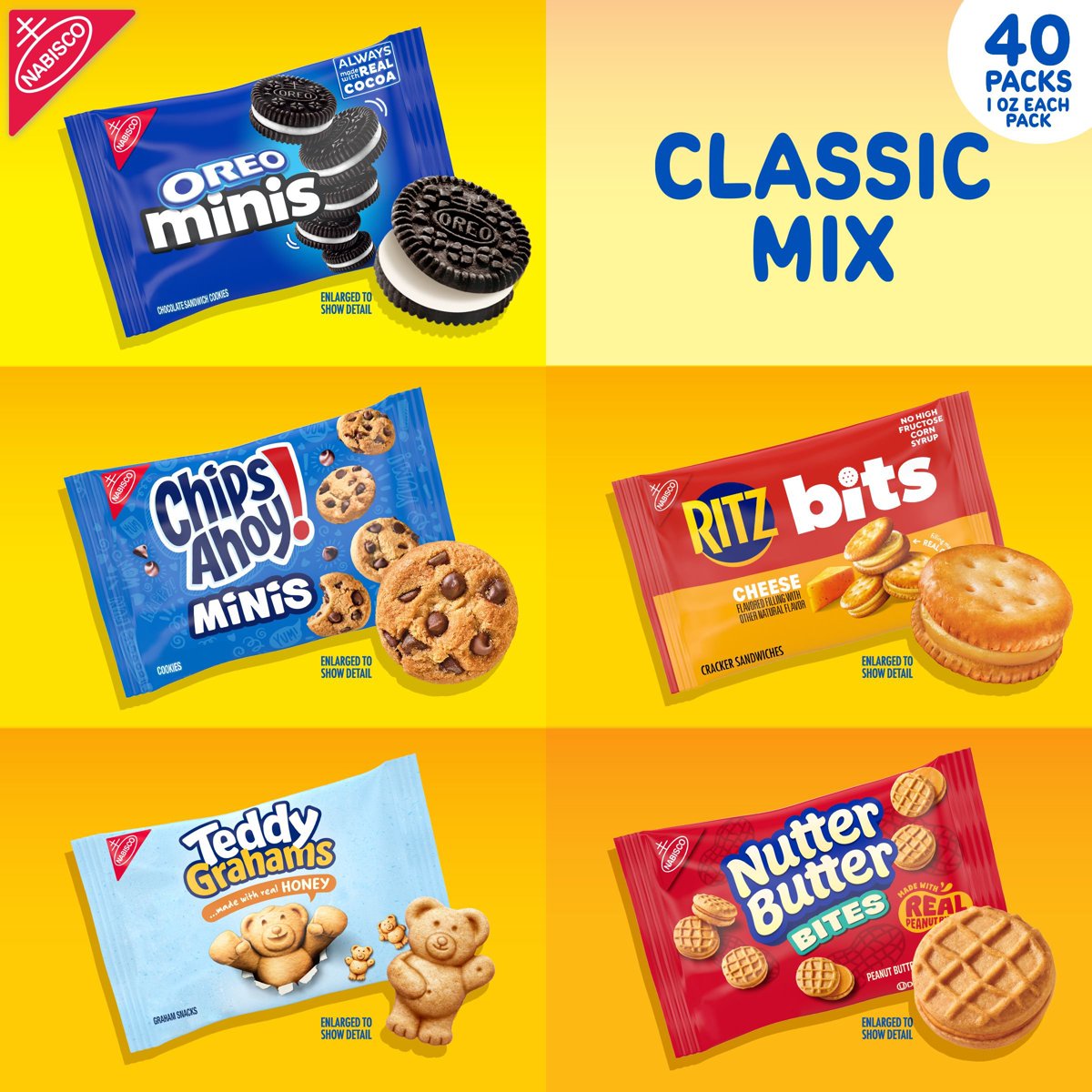미국직구 Nabisco 과자 28g / Nabisco Classic Mix Cookie & Cracker Variety Pack, 28g, 40 pk. 4