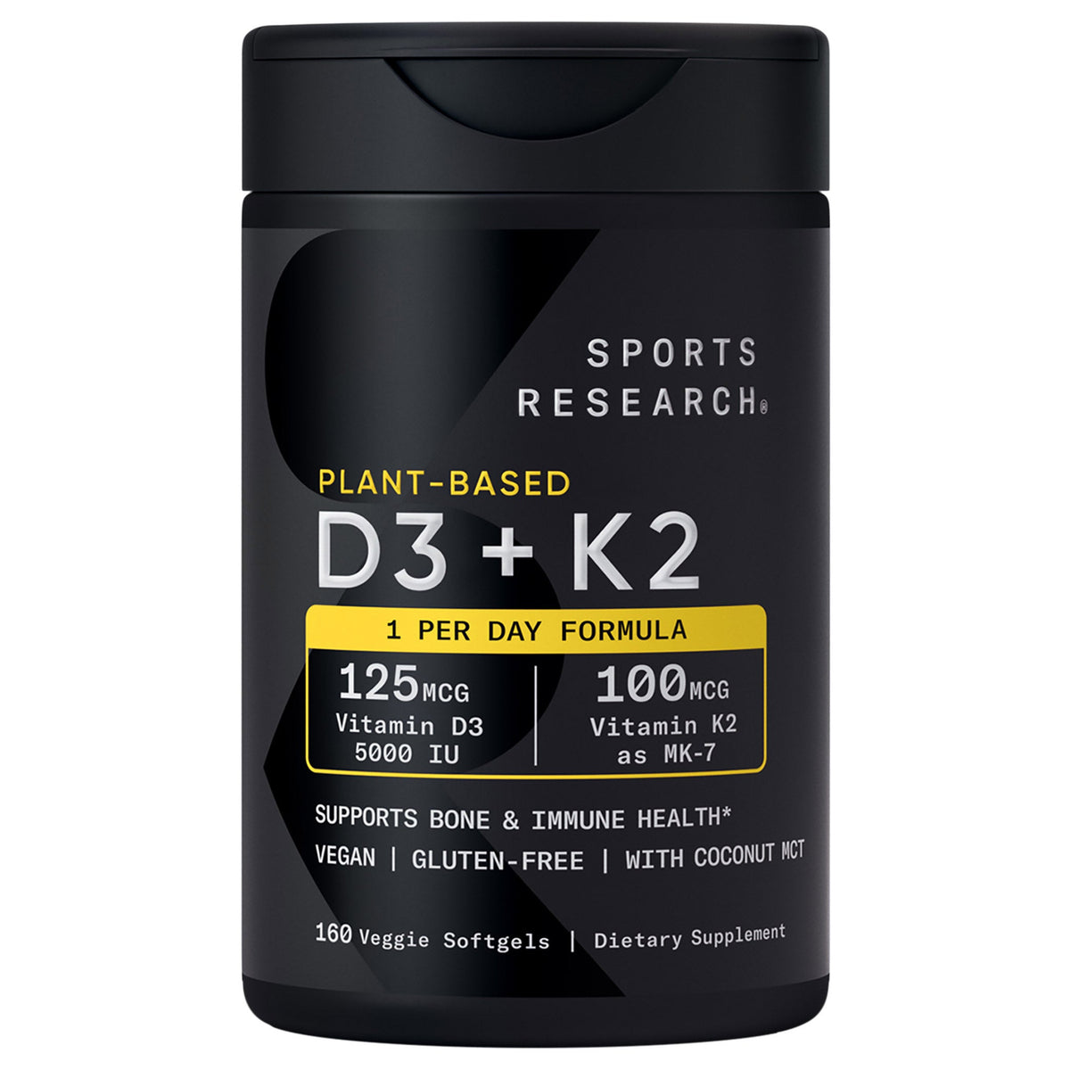 미국직구 영양제 Sports Research D3 + K2, 160 Veggie Softgels
