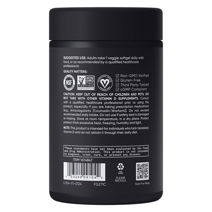 미국직구 영양제 Sports Research D3 + K2, 160 Veggie Softgels