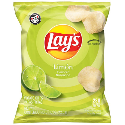 미국직구 레이즈 Potato Chips, Limón, 1.5 oz, 64 ct