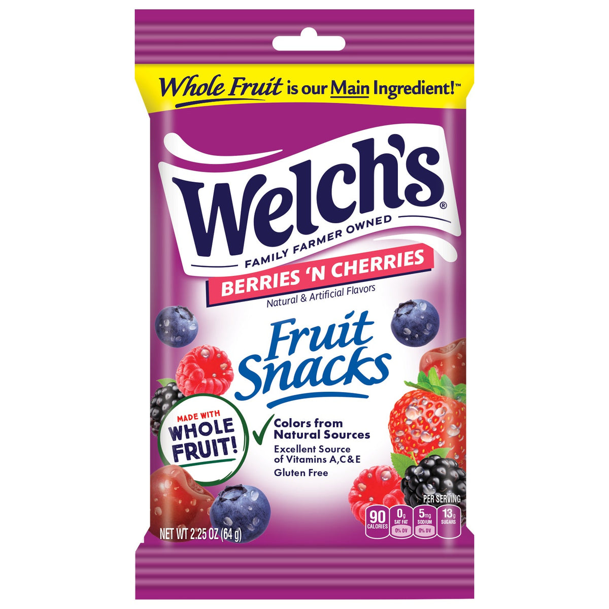 미국직구 웰치스 Fruit Snacks, Variety Pack, 2.25 oz, 20 ct