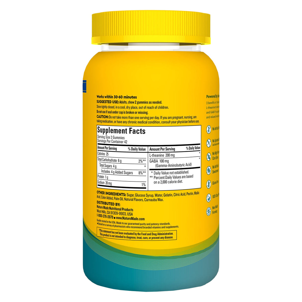 미국직구 네이처메이드 영양제 Nature Made Wellblends Stress Relief, 84 Gummies