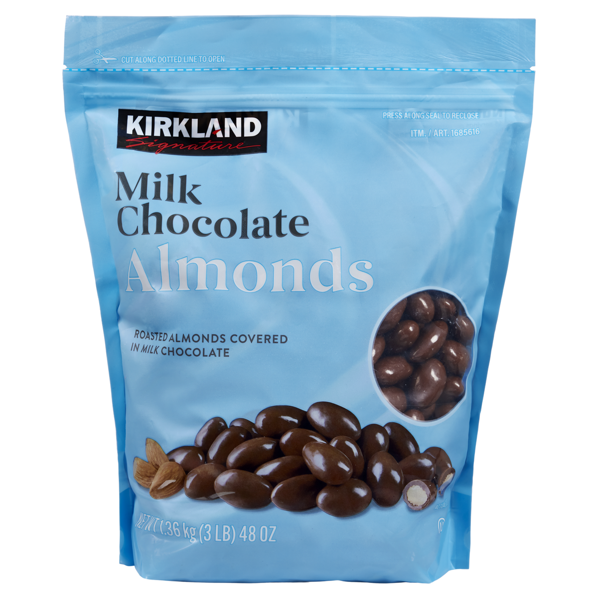 미국직구 Kirkland Signature Milk Chocolate Covered Almonds, 48 oz