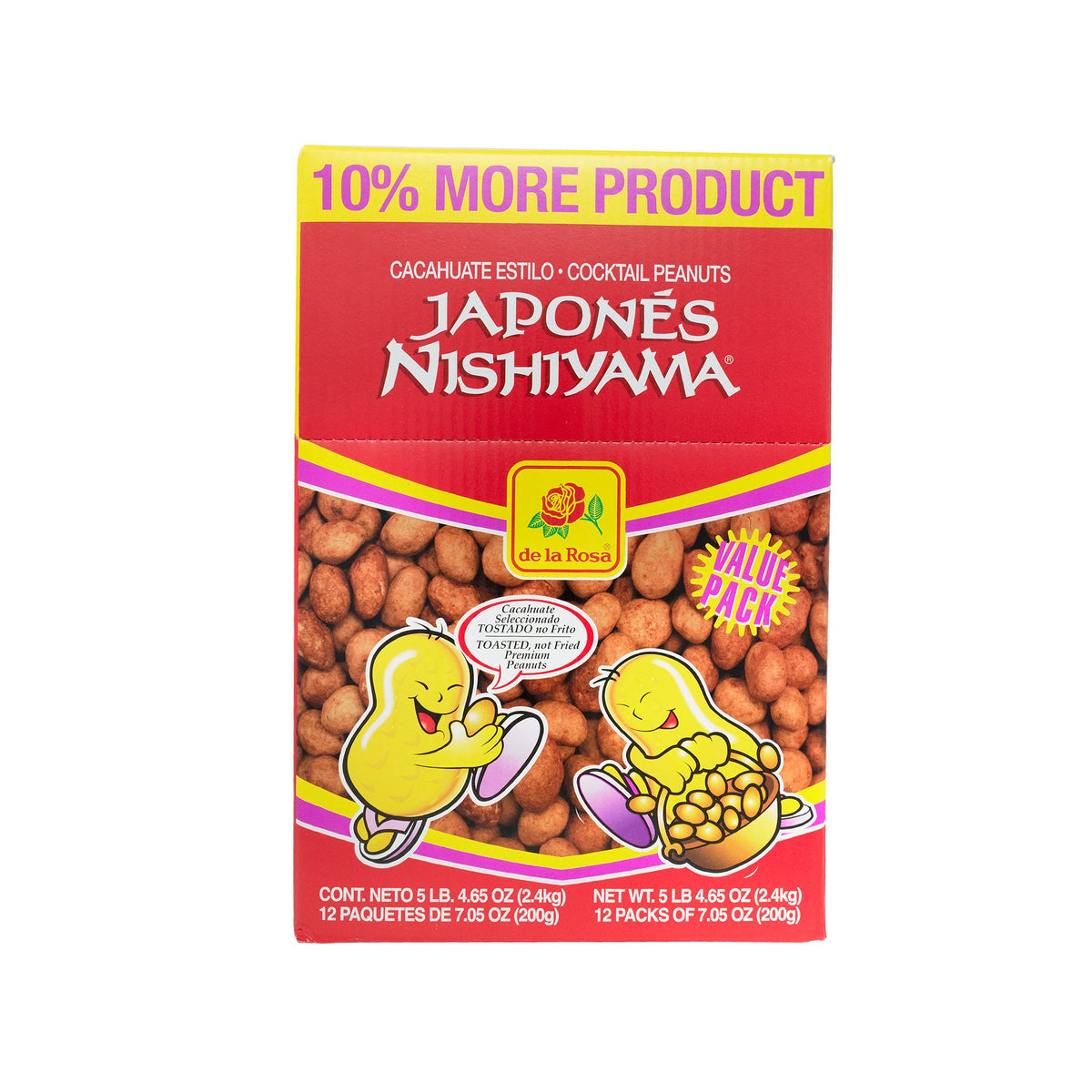 미국직구 De La Rosa Nishiyama Japanese Cocktail Peanuts, 7.05 oz, 12 ct