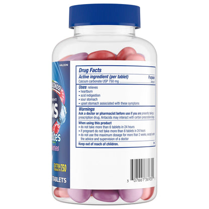 미국직구 텀스 제산제 TUMS Antacid Chewy Bites Assorted Berries, 108 Chewable Tablets