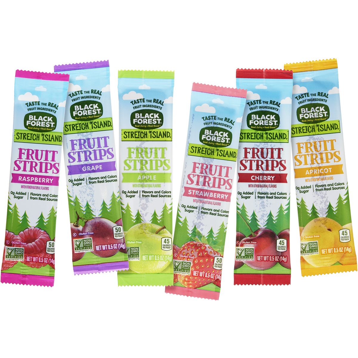미국직구 Black Forest Stretch Island Fruit Strips, Variety Pack, 0.5 oz, 50 ct