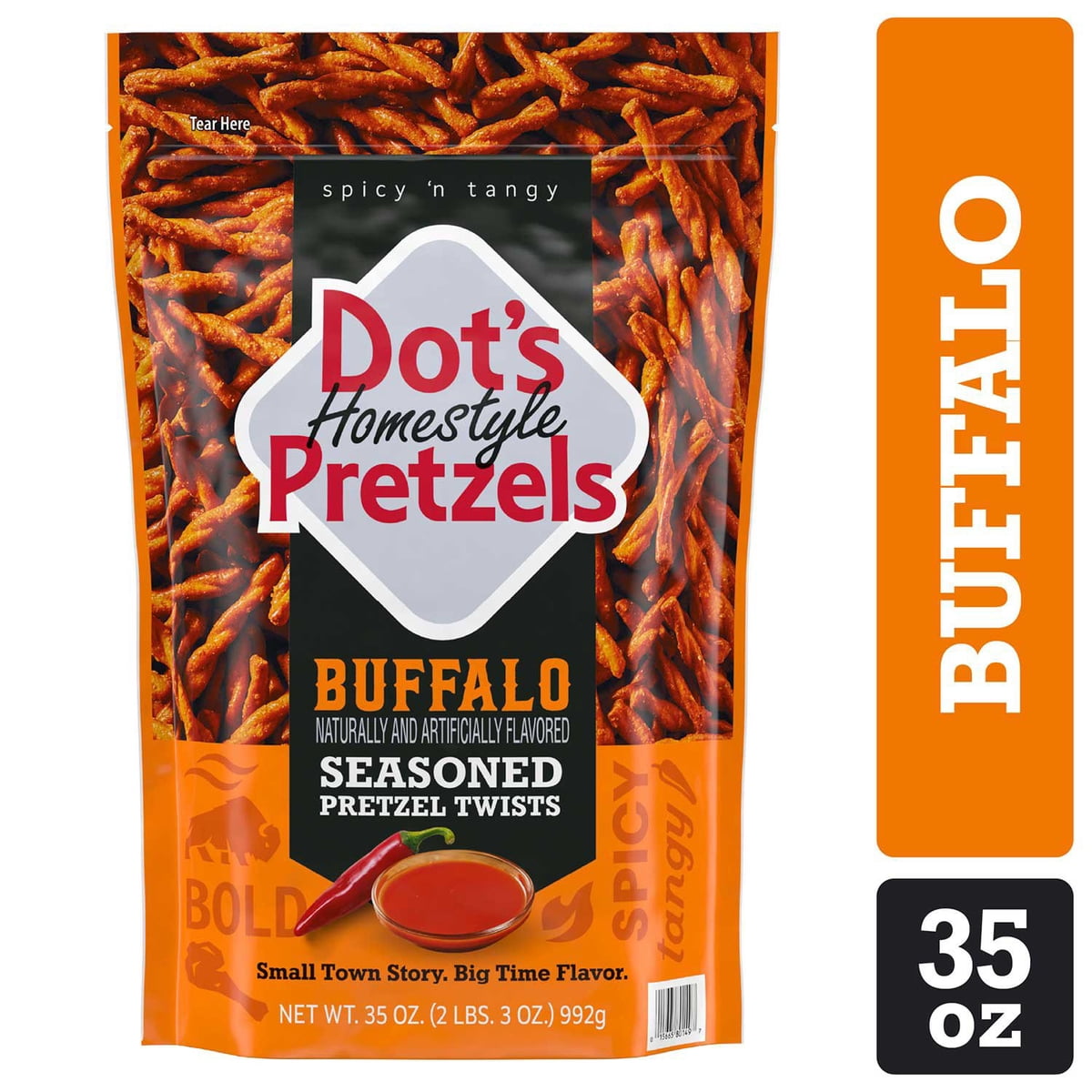 미국직구 Dot's Homestyle Buffalo 992g / Dot's Homestyle Buffalo Seasoned Pretzel Twists, 992g 4