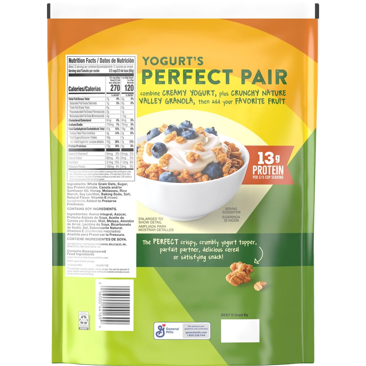미국직구 Nature Valley Oats 794g / Nature Valley Oats 'n Honey Protein Granola, 794g 4