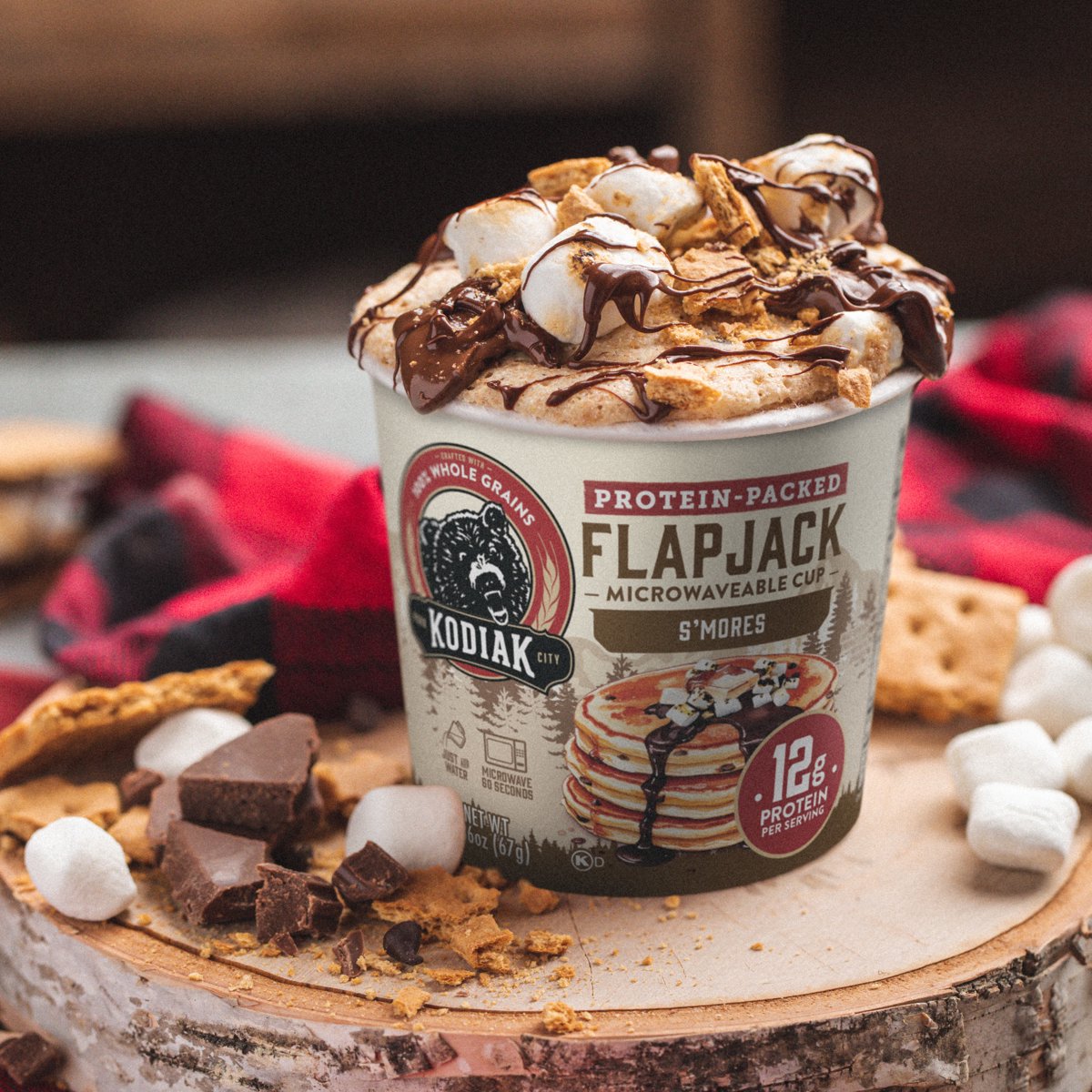 미국직구 Kodiak Protein-Packed S'mores 67g / Kodiak Protein-Packed S'mores Pancake Cup, 67g 2