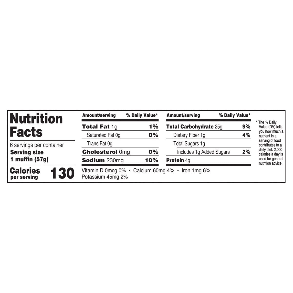 미국직구 Great Value 340g / Great Value Original Fork Split English Muffins, 340g, 6 Count x2  5