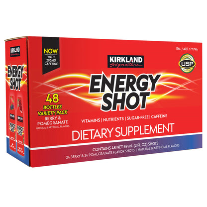 미국직구 커클랜드 에너지샷 Kirkland Signature Energy Shot, 48 Bottles, 2 Ounces Each