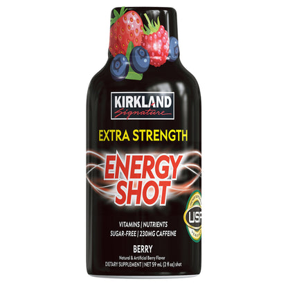 미국직구 커클랜드 에너지샷 Kirkland Signature Extra Strength Energy Shot, 48 Bottles, 2 Ounces Each