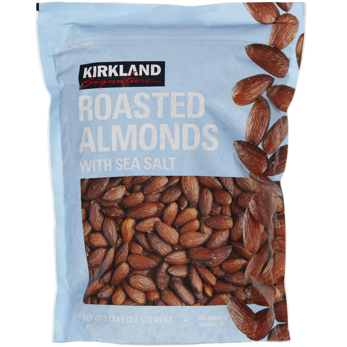 미국직구 Kirkland Signature Roasted Almonds with Sea Salt, 2.5 lbs