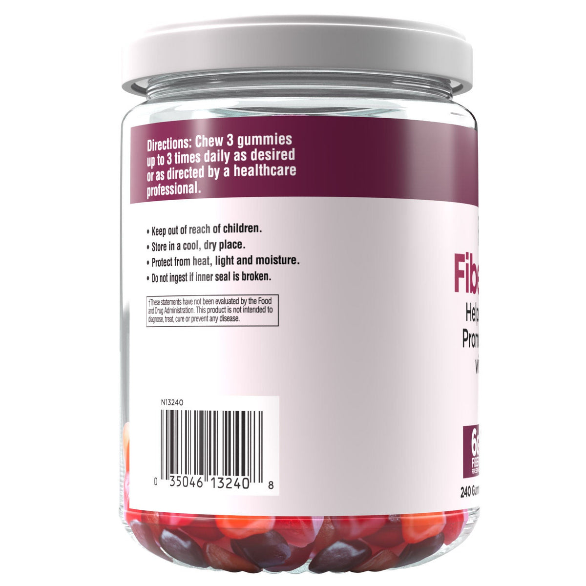 미국직구 식이섬유 Country Farms FiberCare Fiber Gummies, 240 Gummies