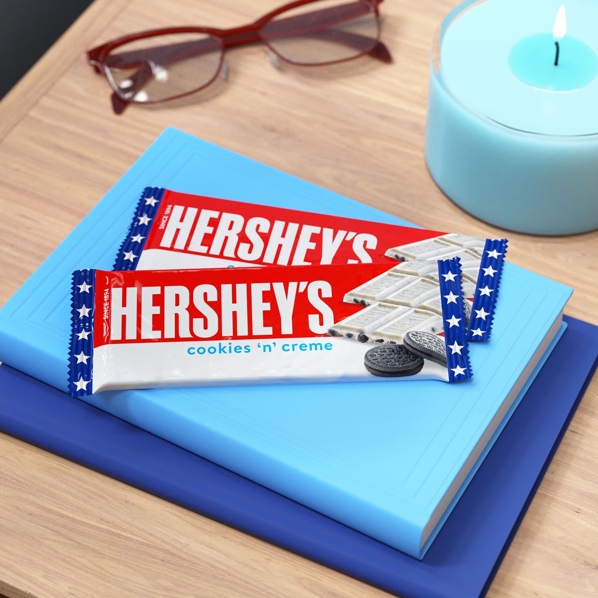 미국직구 Hershey's 캔디 44g 2팩 / Hershey's Cookies 'n' Creme Full Size Candy Bar, 44g, 2 Pack Bu 5