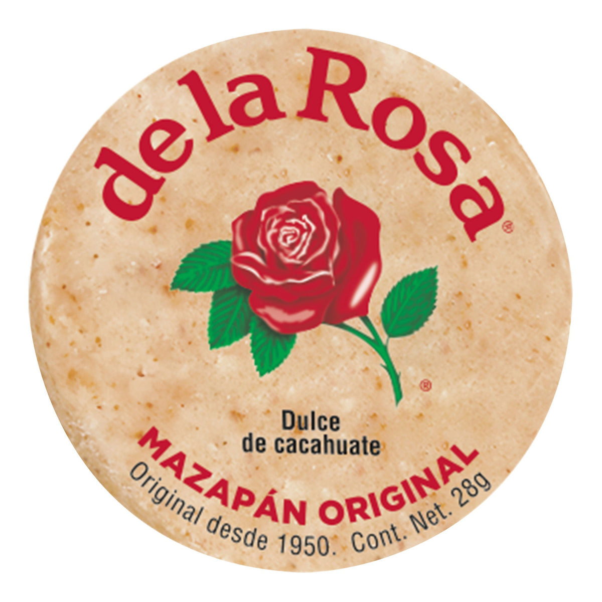 미국직구 de la Rosa Mazapán Mexican Peanut Candy, Original, 1.0 oz, 40 ct