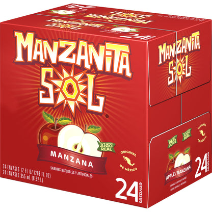 미국직구 Manzanita Sol Apple Soda, 12 fl oz, 24 ct