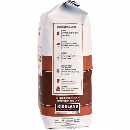 미국직구 Kirkland Signature Espresso Blend Whole Bean Coffee, Dark Roast, 2.5 lbs
