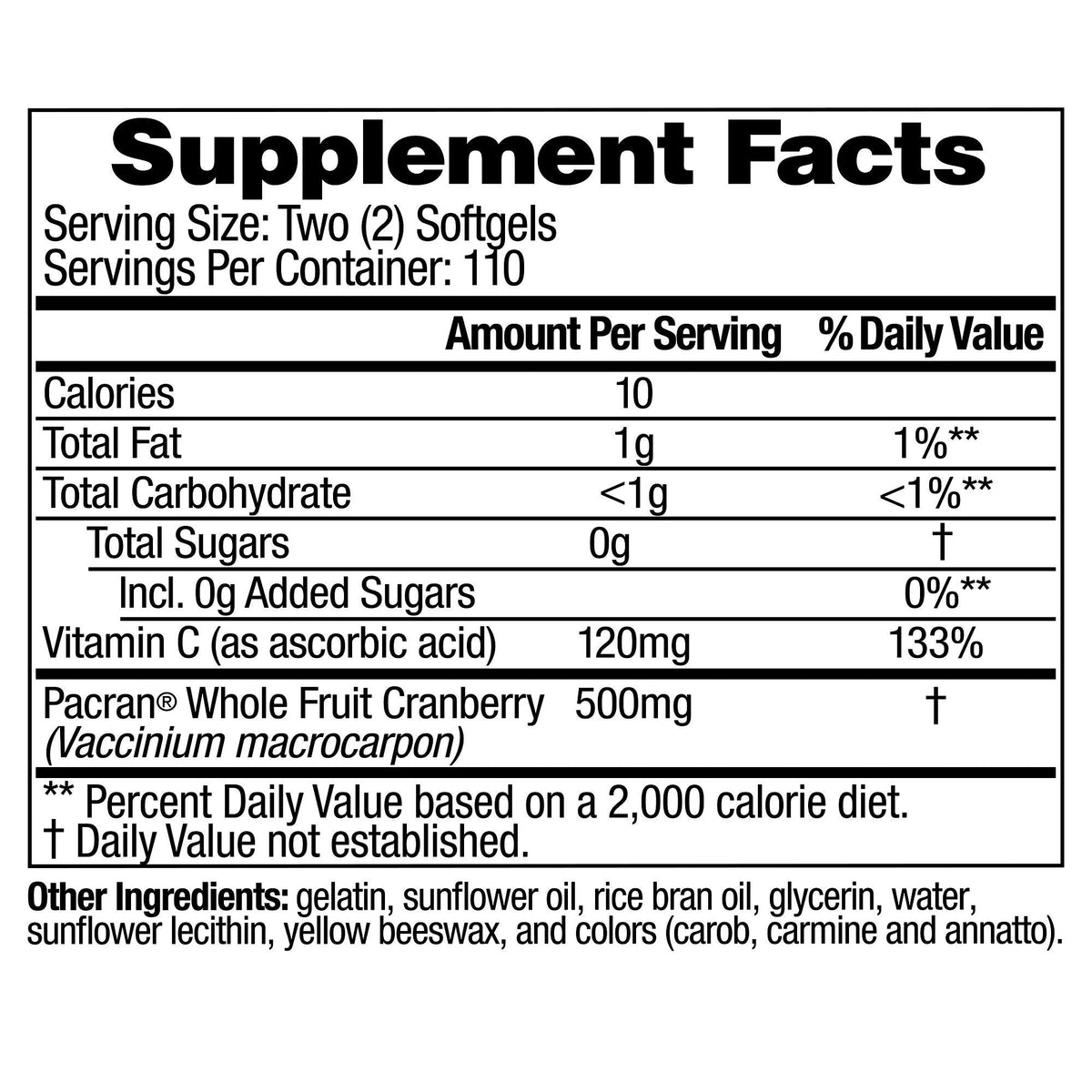 미국직구 에이조 크랜베리 AZO Cranberry Urinary Tract Health 500 mg, 220 Softgels