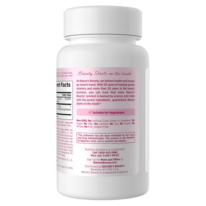 미국직구 네이처스바운티 영양제 Nature's Bounty Optimal Solutions Hair Growth, 90 Capsules