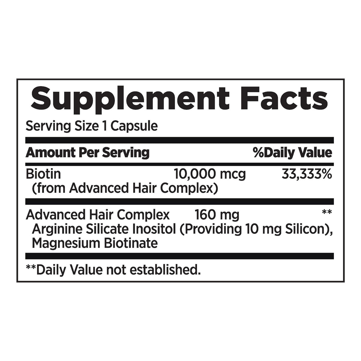 미국직구 네이처스바운티 영양제 Nature's Bounty Optimal Solutions Hair Growth, 90 Capsules