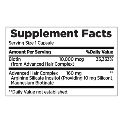 미국직구 네이처스바운티 영양제 Nature's Bounty Optimal Solutions Hair Growth, 90 Capsules
