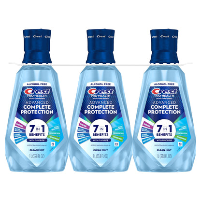 미국직구 크레스트 가글 Crest Pro-Health Advanced Mouthwash, 33.8 fl oz, 3-pack