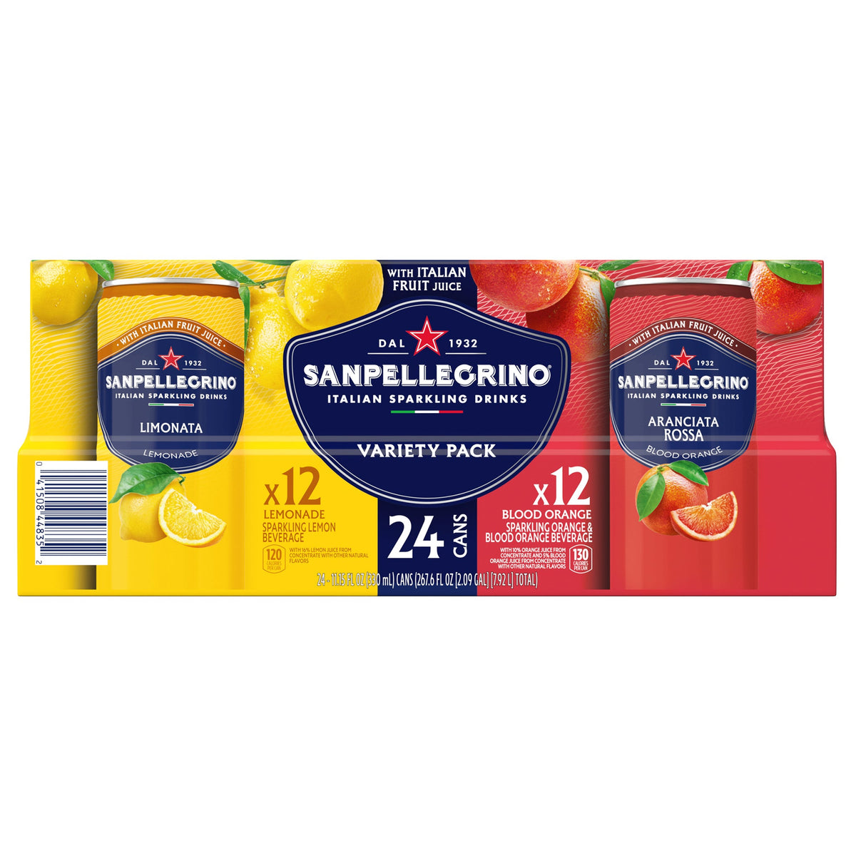 미국직구 Sanpellegrino Italian Sparkling Drink, Variety Pack, 11.15 fl oz, 24 ct