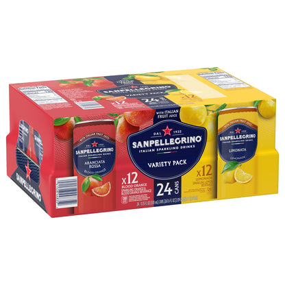 미국직구 Sanpellegrino Italian Sparkling Drink, Variety Pack, 11.15 fl oz, 24 ct
