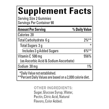 미국직구 네이처메이드 비타민C Nature Made Extra Strength Vitamin C 500 mg, 180 Gummies