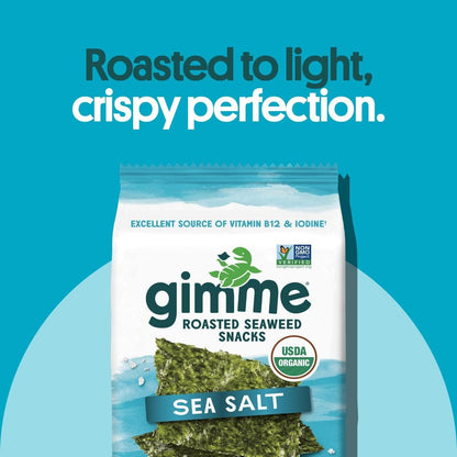 미국직구 gimMe Organic Roasted Seaweed Snack, Variety Pack, 0.17 oz, 24 ct