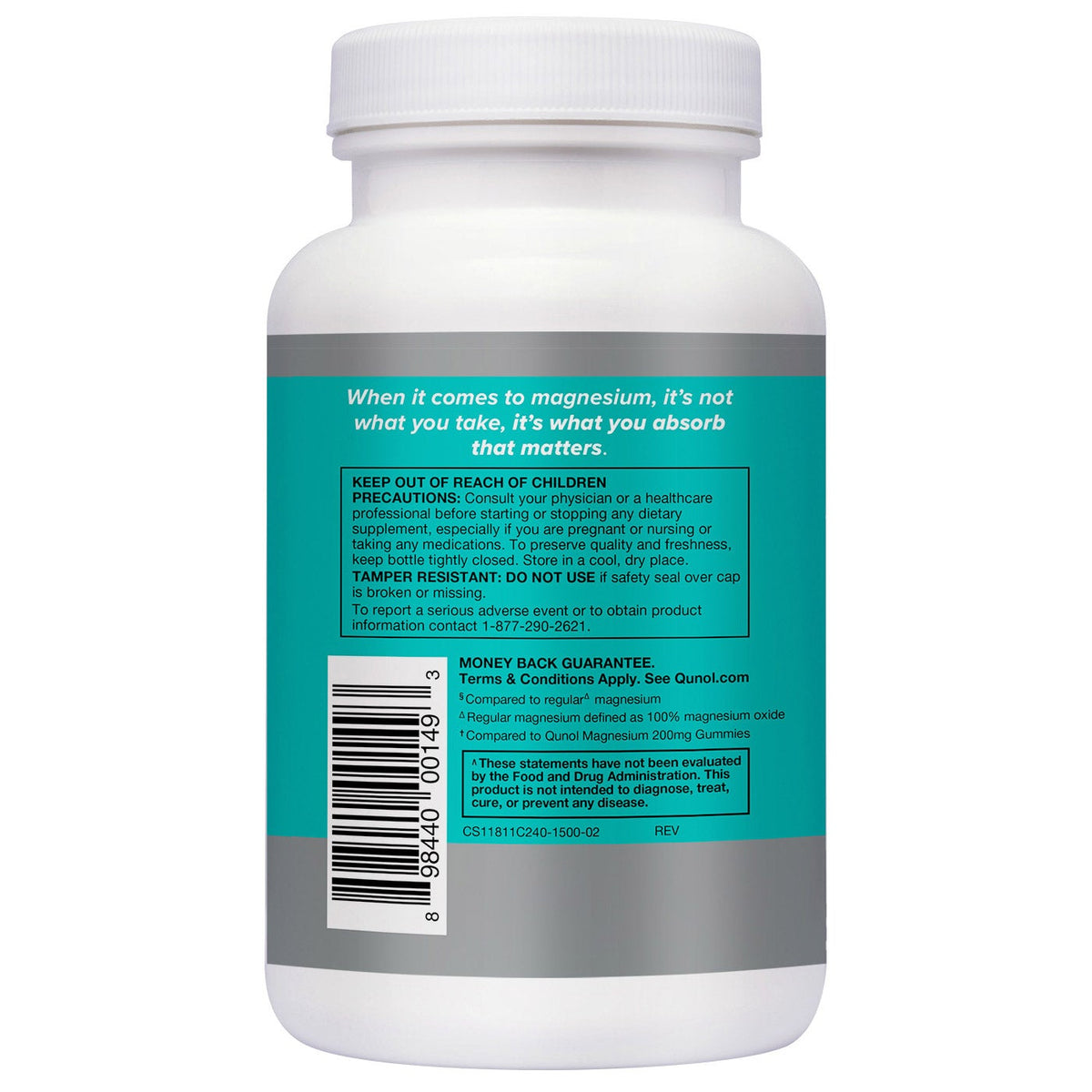 미국직구 큐놀 마그네슘 Qunol Extra Strength Magnesium 420 mg, 240 Capsules