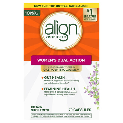 미국직구 얼라인 유산균 align Women's Dual Action Probiotic Supplement, 70 Capsules