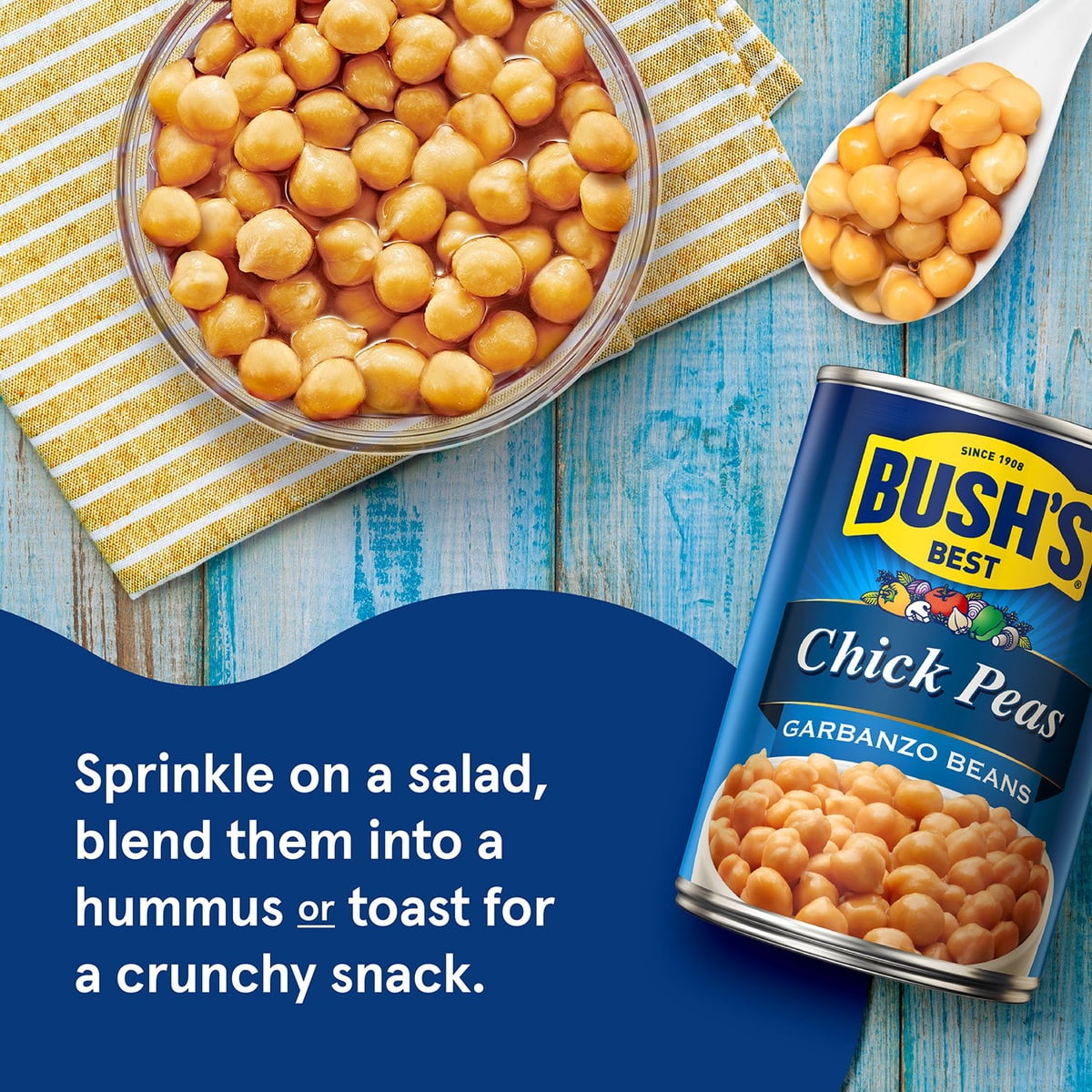 미국직구 Bush's Best Fancy 454g / Bush's Best Fancy Garbanzo Beans 454g, 6 pk. 4