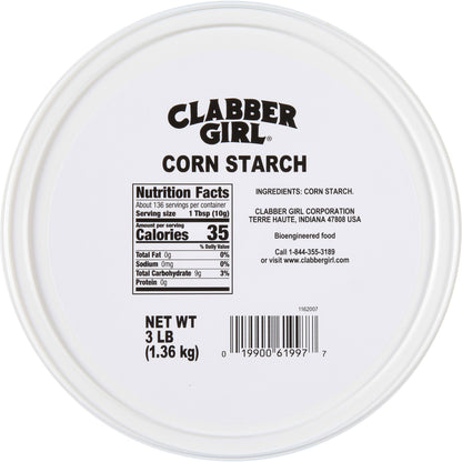 미국직구 Clabber Girl Corn Starch, 3 lbs