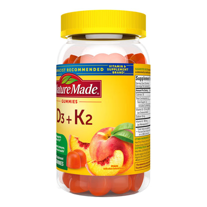 미국직구 네이처메이드 영양제 Nature Made D3 + K2 Gummies, 110 Gummies